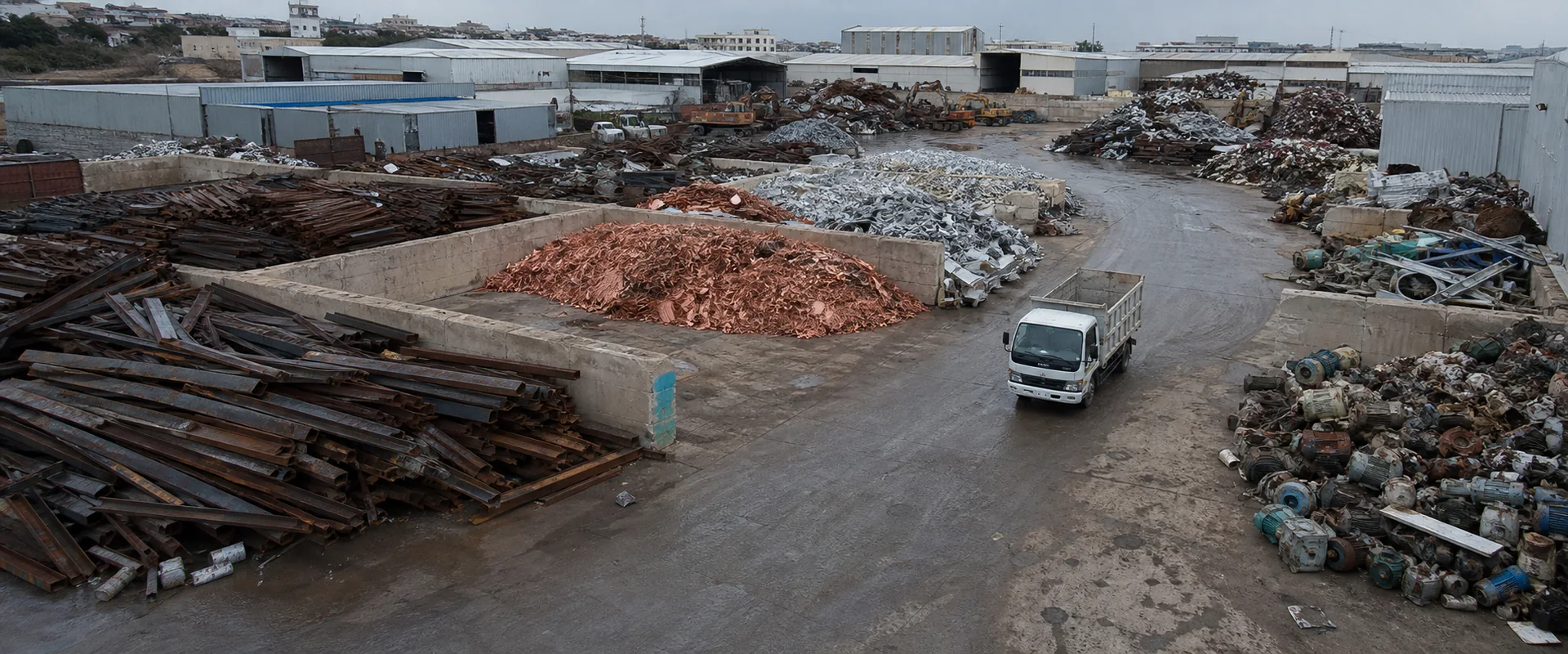 Yenimahalle için yerinde hurda alımı ve sınıflandırılmış metal hurdalar